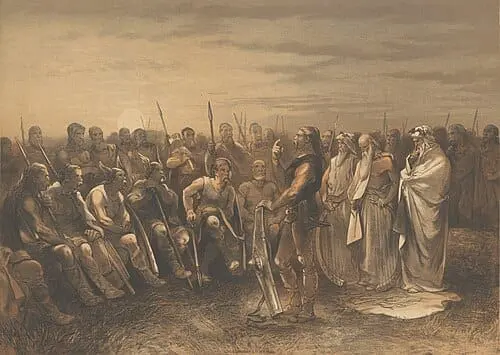 A depiction of a 'Thing' assembly by Charles Rochussen. Photo: wikipedia.org