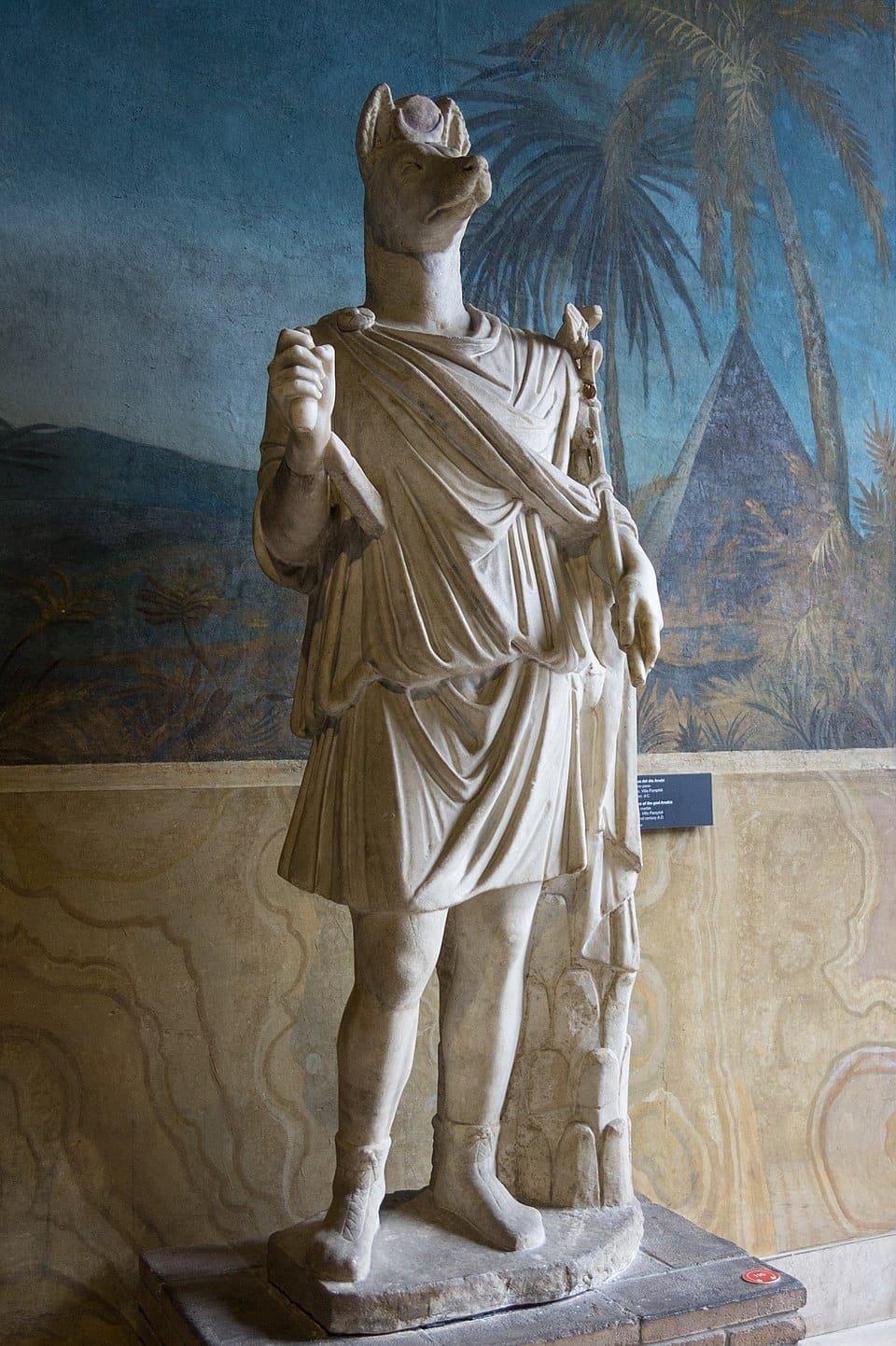 Hermanubis marble statue, 1st–2nd century AD. Photo: Colin, Wikimedia Commons