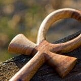 The ankh, an ancient Egyptian hieroglyphic symbol used to represent the word for "life", and by extension, as a symbol of life itself.