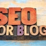 An image of SEO for blogs for an article about SEO blog tips for affiliate marketing.