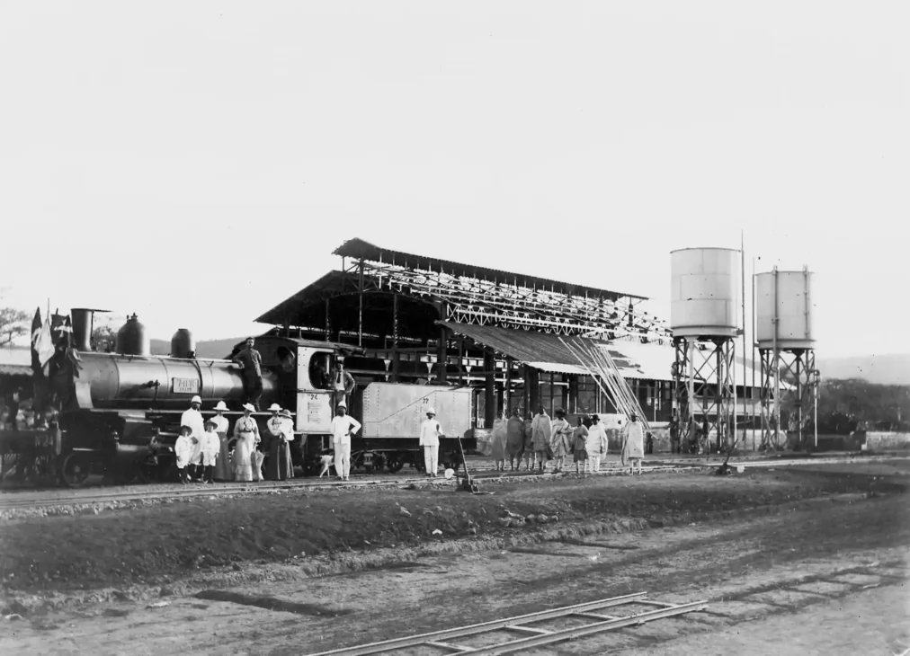 One of the train stations of the Ethio-Dhibouti Railways, which was constructed during King Menelik II’s reign. Photo: Wikimedia Commons