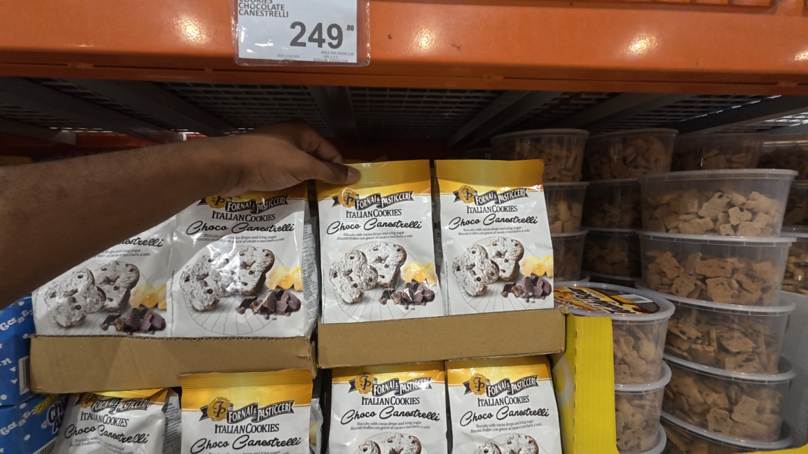 Imported Italian cookies for sale at S&R Membership Shopping in Manila Philippines